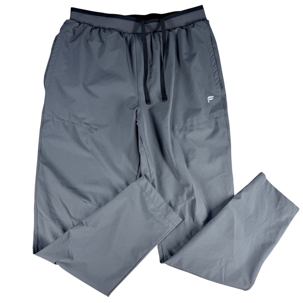 Fabletics The One Pant Jogger Athletic Tapered Grey 30x28 Mens Nylon Blend